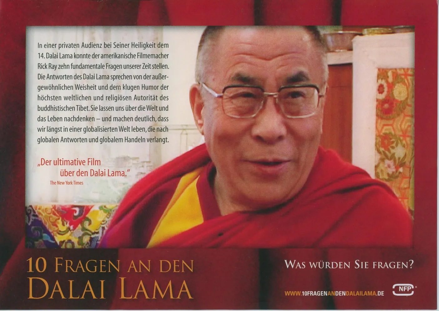 Szenenbild – 10 Fragen an den Dalai Lama