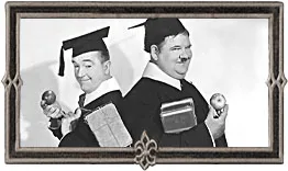 Szenenbild – Dick & Doof in der Schule