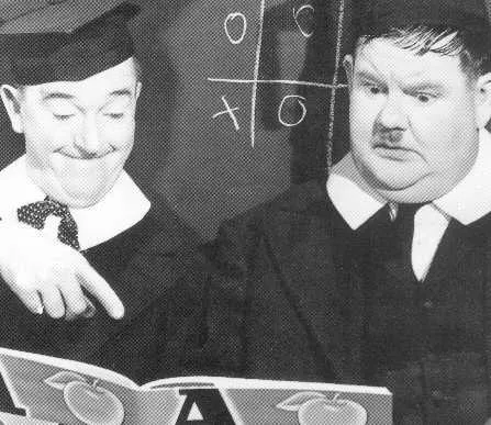 Szenenbild – Dick & Doof in der Schule