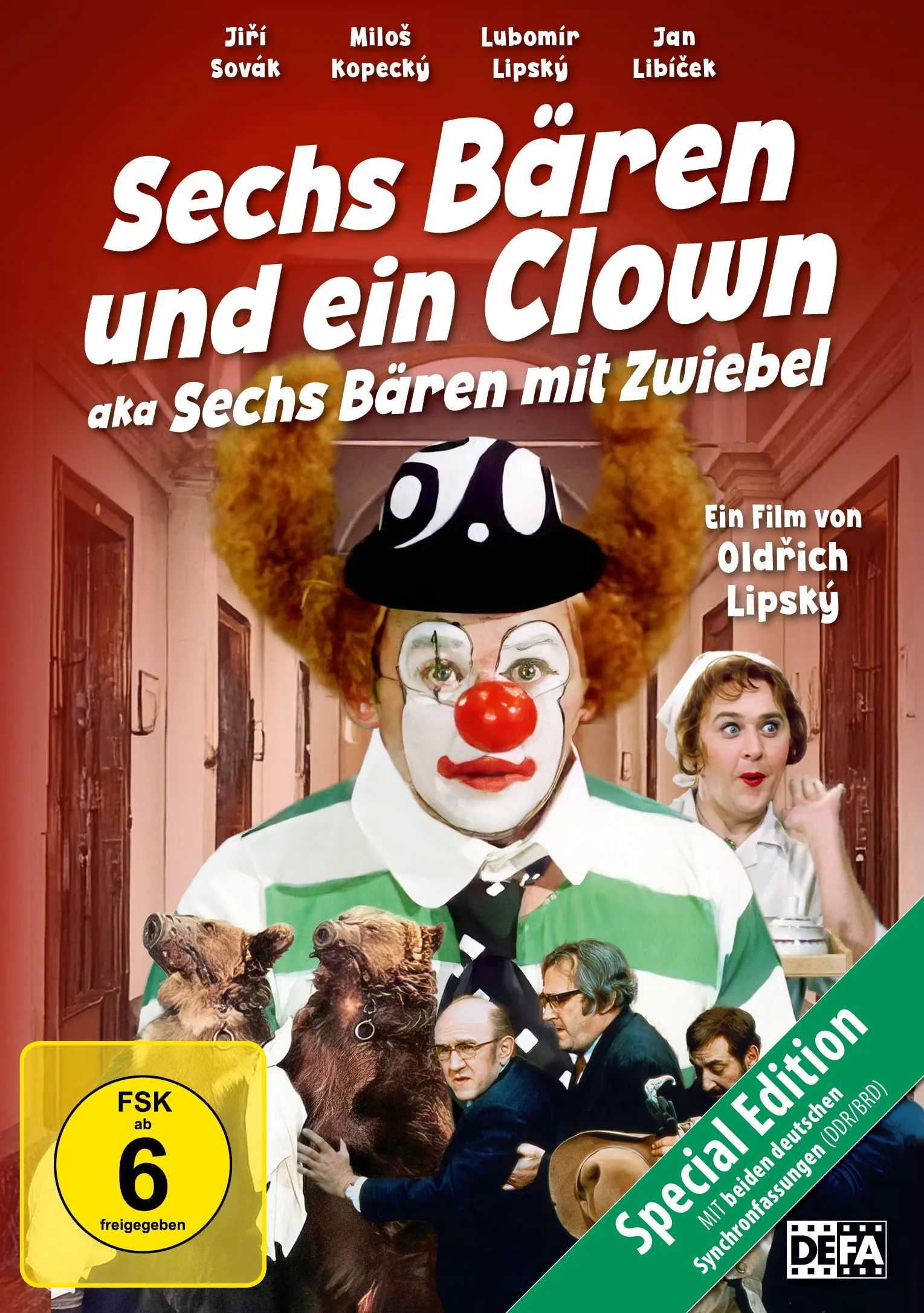 Plakat – Sechs Bären und ein Clown