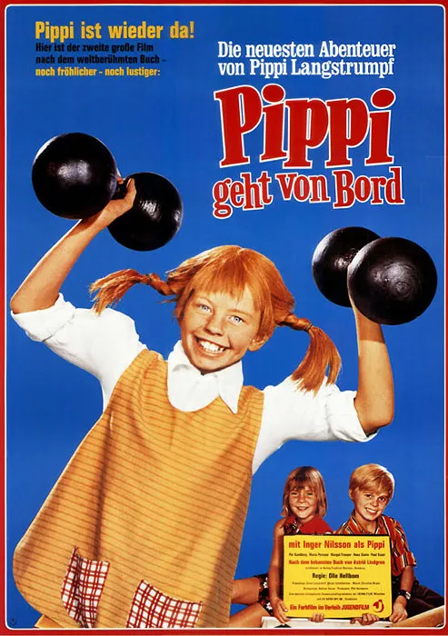 Plakat – Pippi geht von Bord