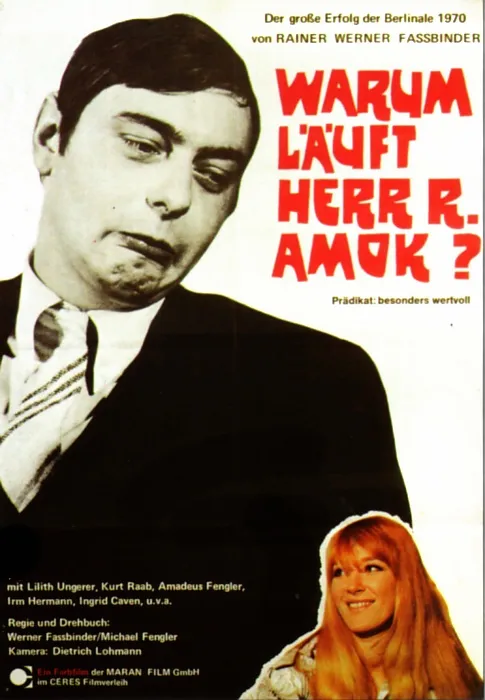 Plakat – Warum läuft Herr R. Amok?