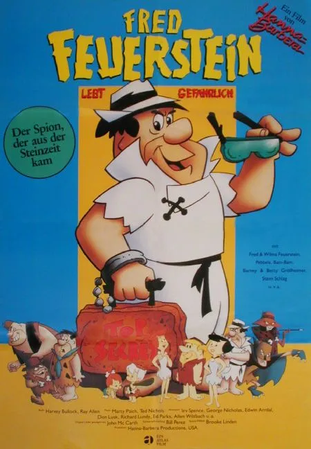 Plakat – Fred Feuerstein lebt gefährlich