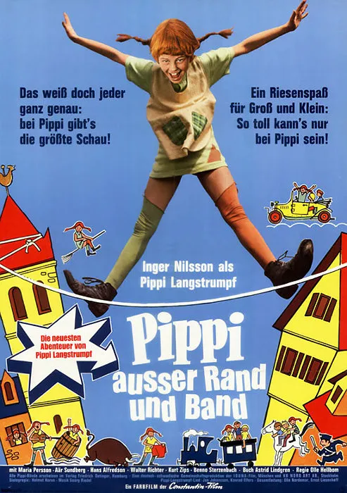 Plakat – Pippi ausser Rand und Band