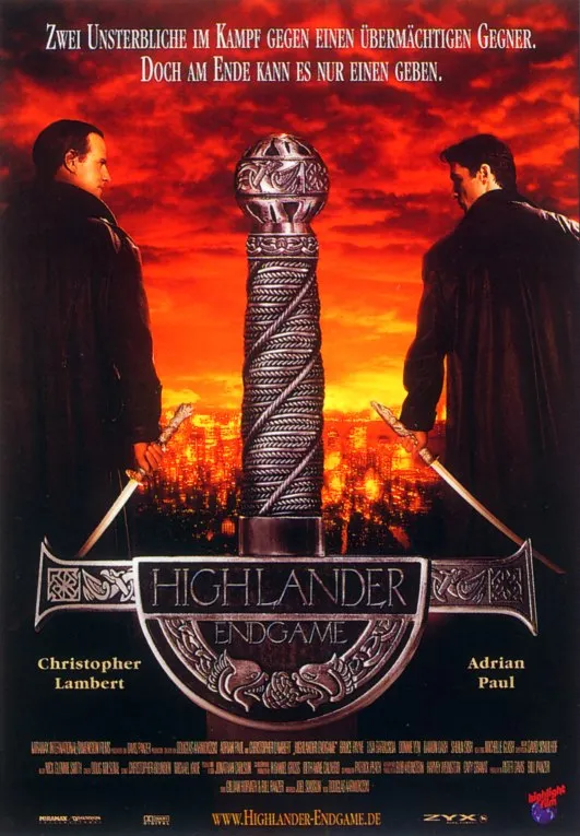 Plakat – Highlander - Endgame