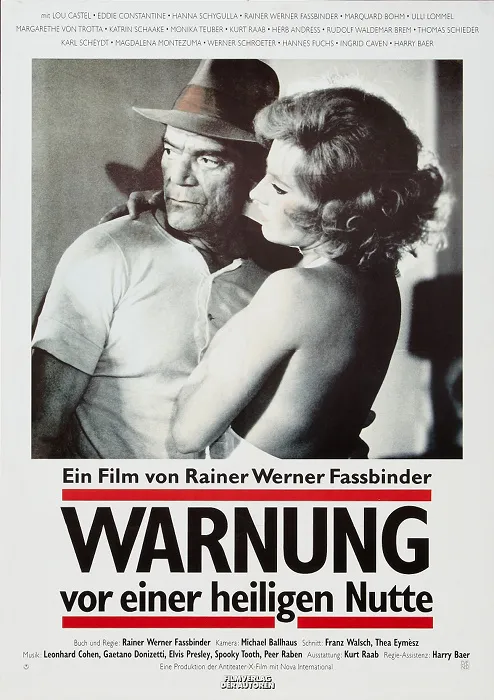 Plakat – Warnung vor einer heiligen Nutte