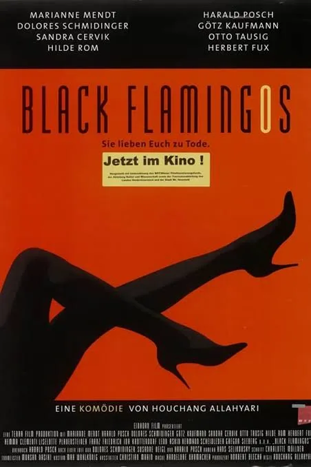 Plakat – Black Flamingos - Sie lieben Euch zu Tode