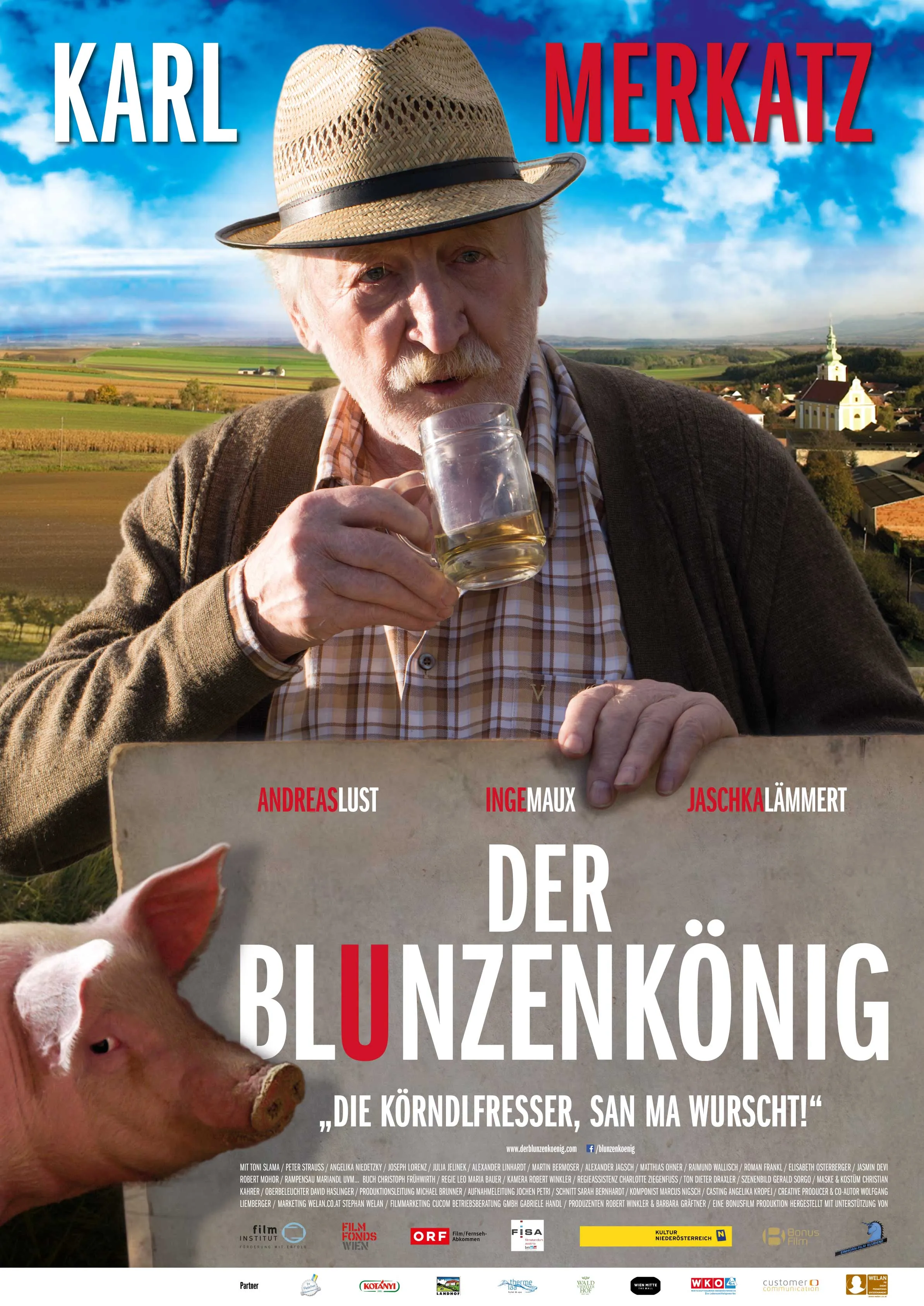 Plakat – Der Blunzenkönig