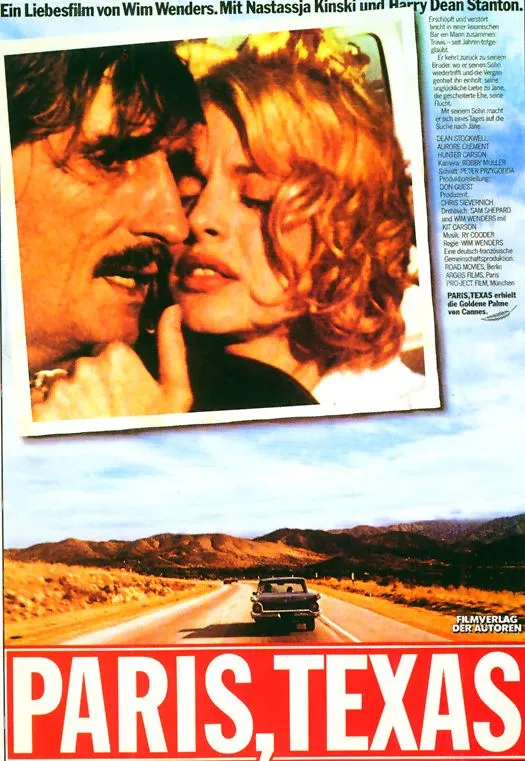 Plakat – Paris, Texas