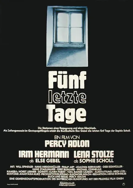 Plakat – Fünf letzte Tage